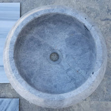 Load image into Gallery viewer, Natural Stone Sirius Silver Marble Above Vanity Bathroom Sink (D)15.5&quot; (H)6&quot;
