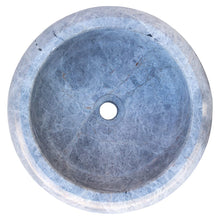 Load image into Gallery viewer, Natural Stone Sirius Silver Marble Above Vanity Bathroom Sink (D)15.5&quot; (H)6&quot;
