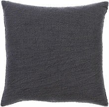 Load image into Gallery viewer, Skipperville Textured Black Woven Square Throw Pillow
