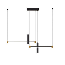 Carregar imagem no visualizador da galeria, Sleek Linear Pendant Light with Adjustable Height for Kitchen Island
