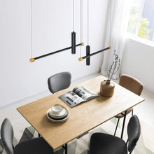 Carregar imagem no visualizador da galeria, Sleek Linear Pendant Light with Adjustable Height for Kitchen Island
