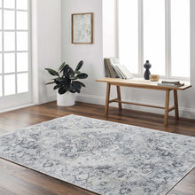 Carregar imagem no visualizador da galeria, Ankti Aqua Washable Area Rug - Clearance
