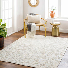 Cargar imagen en el visor de la galería, Beren Cream Washable Area Rug - Clearance
