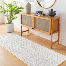 Cargar imagen en el visor de la galería, Beren Cream Washable Area Rug - Clearance
