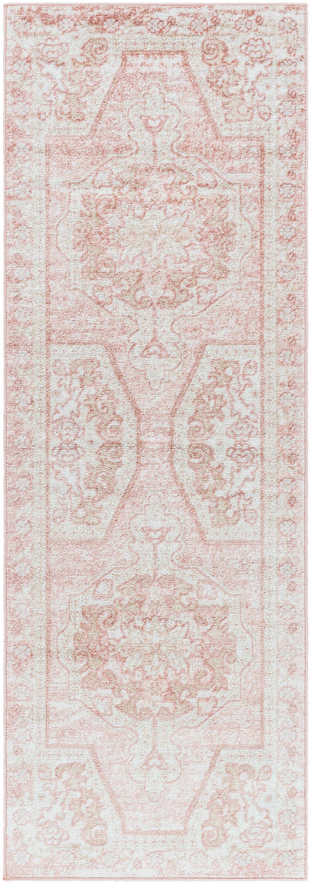 Snead Pink Floral Rug