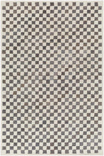 Load image into Gallery viewer, Halen Taupe Checkered Area Rug
