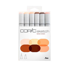 Load image into Gallery viewer, COPIC Sketch Marker 6pc Portrait
