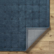 Load image into Gallery viewer, Sanvi Navy Wool Area Rug
