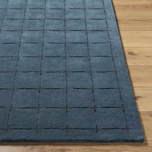 Load image into Gallery viewer, Sanvi Navy Wool Area Rug

