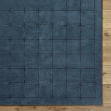 Load image into Gallery viewer, Sanvi Navy Wool Area Rug
