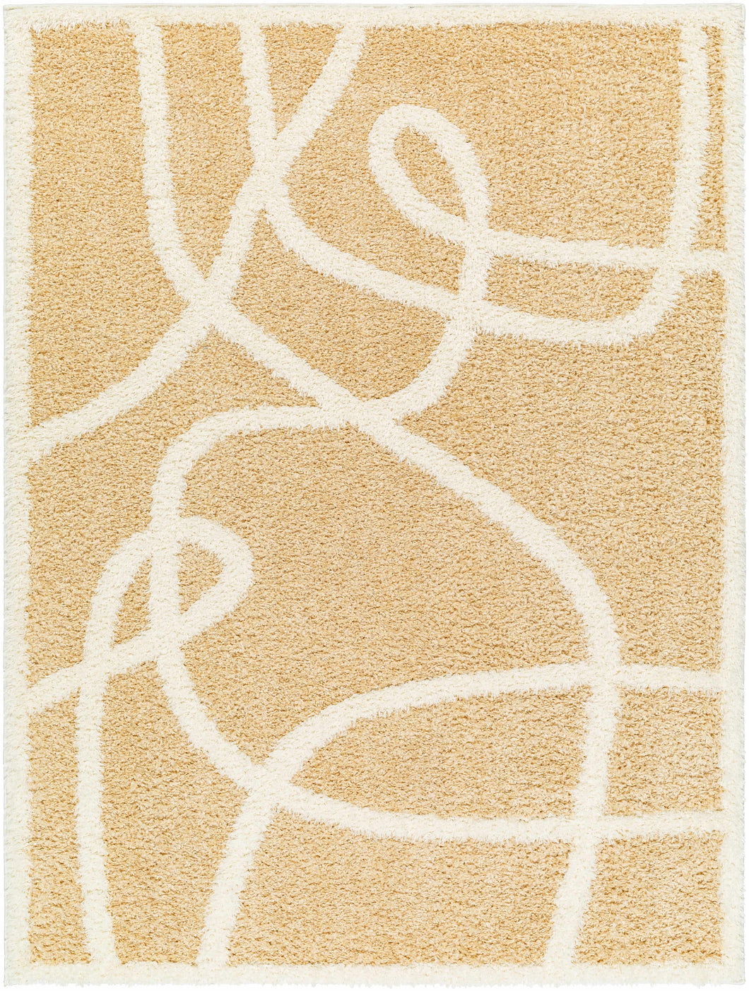 Gilon Camel Plush Area Rug - Clearance