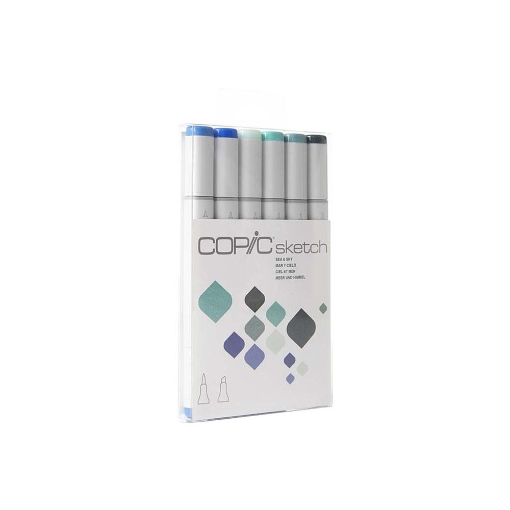 COPIC Sketch Marker 6pc Sea & Sky