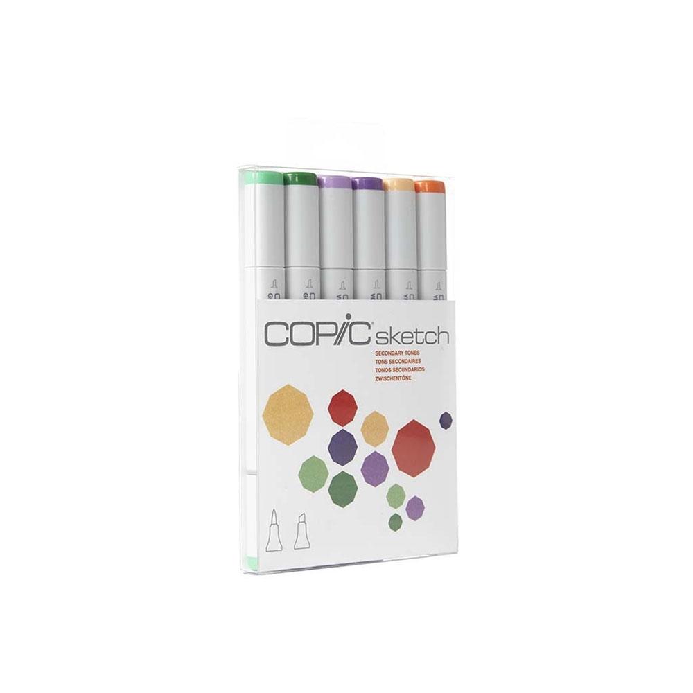 COPIC Sketch Marker 6pc Secondary Tones