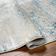 Load image into Gallery viewer, Duval Blue Abstract Area Rug
