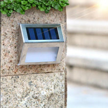 Load image into Gallery viewer, Stainless Steel LED Solar Stair Step Lights | Dusk to Dawn Auto On/Off | (2024 Model)
