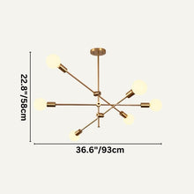 Load image into Gallery viewer, Sunburst Chandelier
