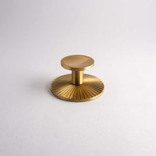 Load image into Gallery viewer, Sunburst, Solid Brass Cabinet Knobs
