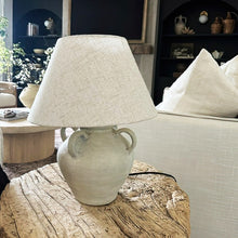 Load image into Gallery viewer, Artisan Inspired Round Table Lamp
