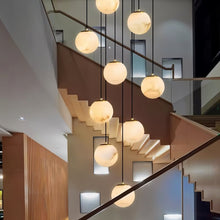 Carregar imagem no visualizador da galeria, Tama Alabaster Chandelier Light
