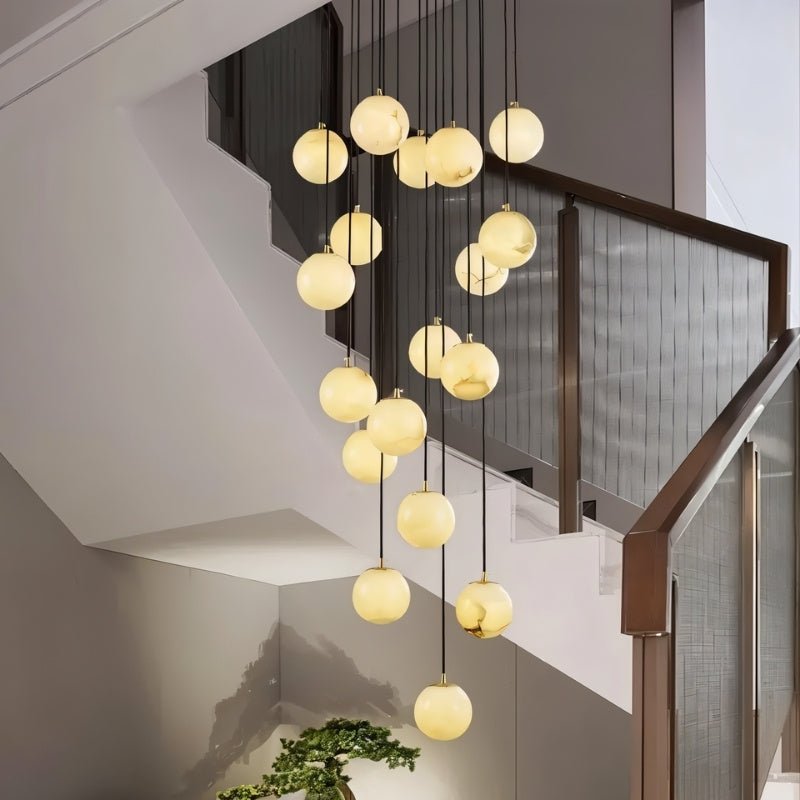 Tama Alabaster Chandelier Light