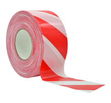 Load image into Gallery viewer, Tape Providers Barricade Tape Red/White / 1000 feet WOD Colored Barricade Flagging Tape 3 inch - Hazardous Areas, Safety for Construction Zones BRC
