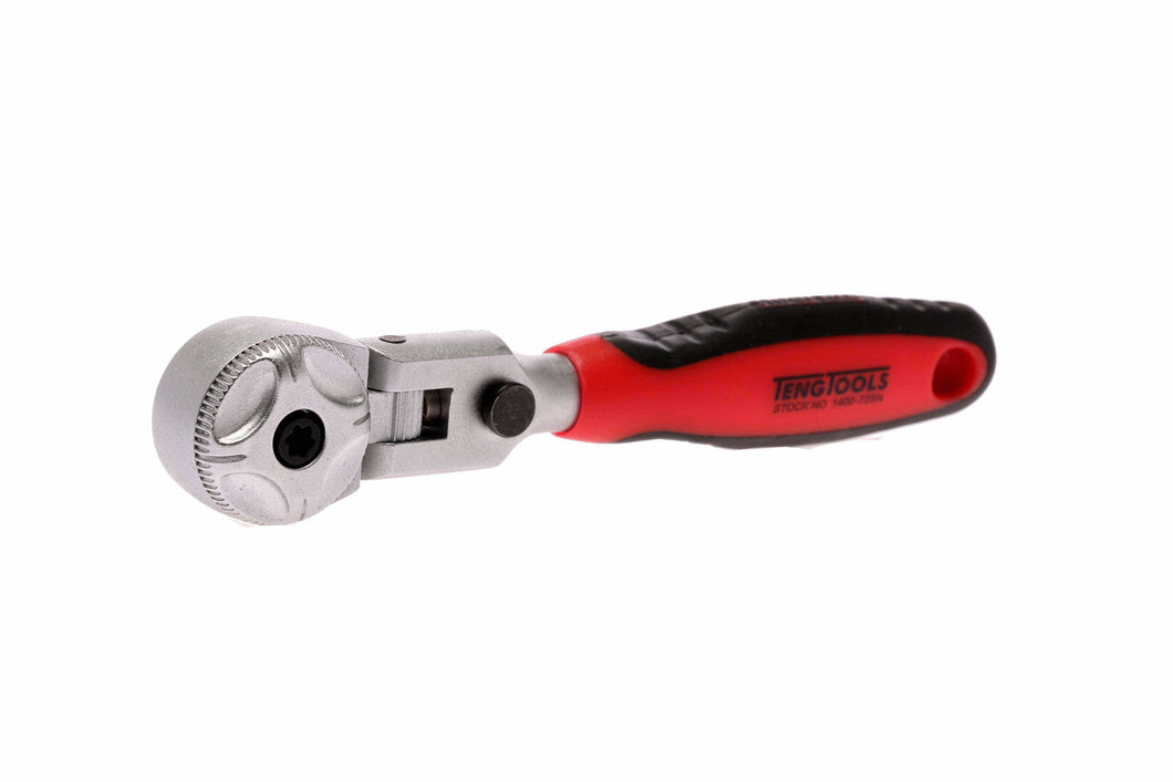Teng Tools USA Ratchets Teng Tools 1/4 Inch Drive 72 Teeth Flexible Head Ratchet -1400-72SN