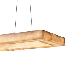 Carregar imagem no visualizador da galeria, Teva Rectangular Alabaster Chandelier
