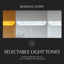 Load image into Gallery viewer, Teva Rectangular Alabaster Chandelier
