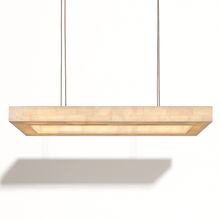Carregar imagem no visualizador da galeria, Teva Rectangular Alabaster Chandelier
