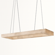 Load image into Gallery viewer, Teva Rectangular Alabaster Chandelier
