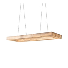 Carregar imagem no visualizador da galeria, Teva Rectangular Alabaster Chandelier
