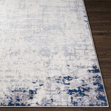 Load image into Gallery viewer, Texanna Abstract Blue/Gray Area Rug
