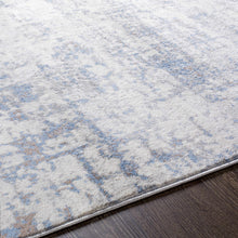 Load image into Gallery viewer, Texanna Abstract Blue/Gray Area Rug
