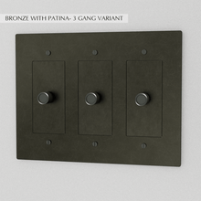 Load image into Gallery viewer, The Brass Dimmer Switch (1 to 5 Gang)
