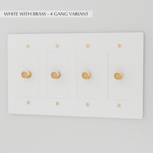 Load image into Gallery viewer, The Brass Dimmer Switch (1 to 5 Gang)
