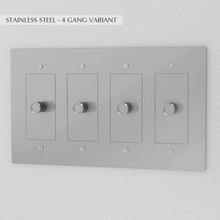 Load image into Gallery viewer, The Brass Dimmer Switch (1 to 5 Gang)
