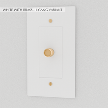 Load image into Gallery viewer, The Brass Dimmer Switch (1 to 5 Gang)
