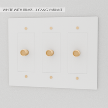 Load image into Gallery viewer, The Brass Dimmer Switch (1 to 5 Gang)
