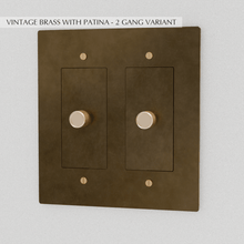 Load image into Gallery viewer, The Brass Dimmer Switch (1 to 5 Gang)

