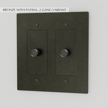 Load image into Gallery viewer, The Brass Dimmer Switch (1 to 5 Gang)
