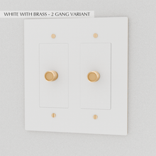 Load image into Gallery viewer, The Brass Dimmer Switch (1 to 5 Gang)
