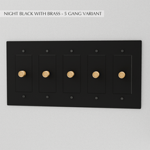 Load image into Gallery viewer, The Brass Dimmer Switch (1 to 5 Gang)
