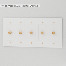 Load image into Gallery viewer, The Brass Dimmer Switch (1 to 5 Gang)
