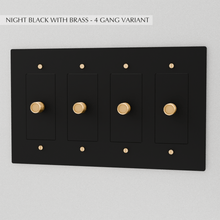 Load image into Gallery viewer, The Brass Dimmer Switch (1 to 5 Gang)
