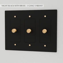 Load image into Gallery viewer, The Brass Dimmer Switch (1 to 5 Gang)
