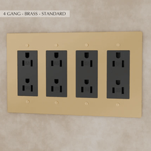 Load image into Gallery viewer, The Brass Outlet (1 to 4 Gang)
