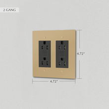Load image into Gallery viewer, The Brass Outlet (1 to 4 Gang)
