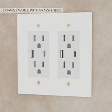 Load image into Gallery viewer, The Brass Outlet (1 to 4 Gang)
