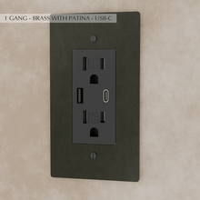 Load image into Gallery viewer, The Brass Outlet (1 to 4 Gang)
