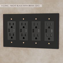 Load image into Gallery viewer, The Brass Outlet (1 to 4 Gang)
